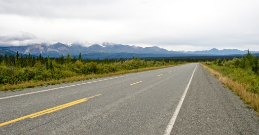 This picture says it all. The wide open space that goes on forever, plus snow tipped mountains. 