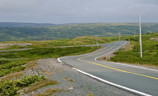 The tundra on top of the peninsula