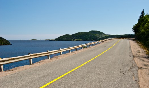 The road into Trinity