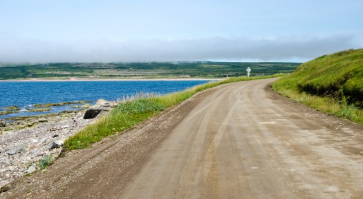 The road to Point Amour